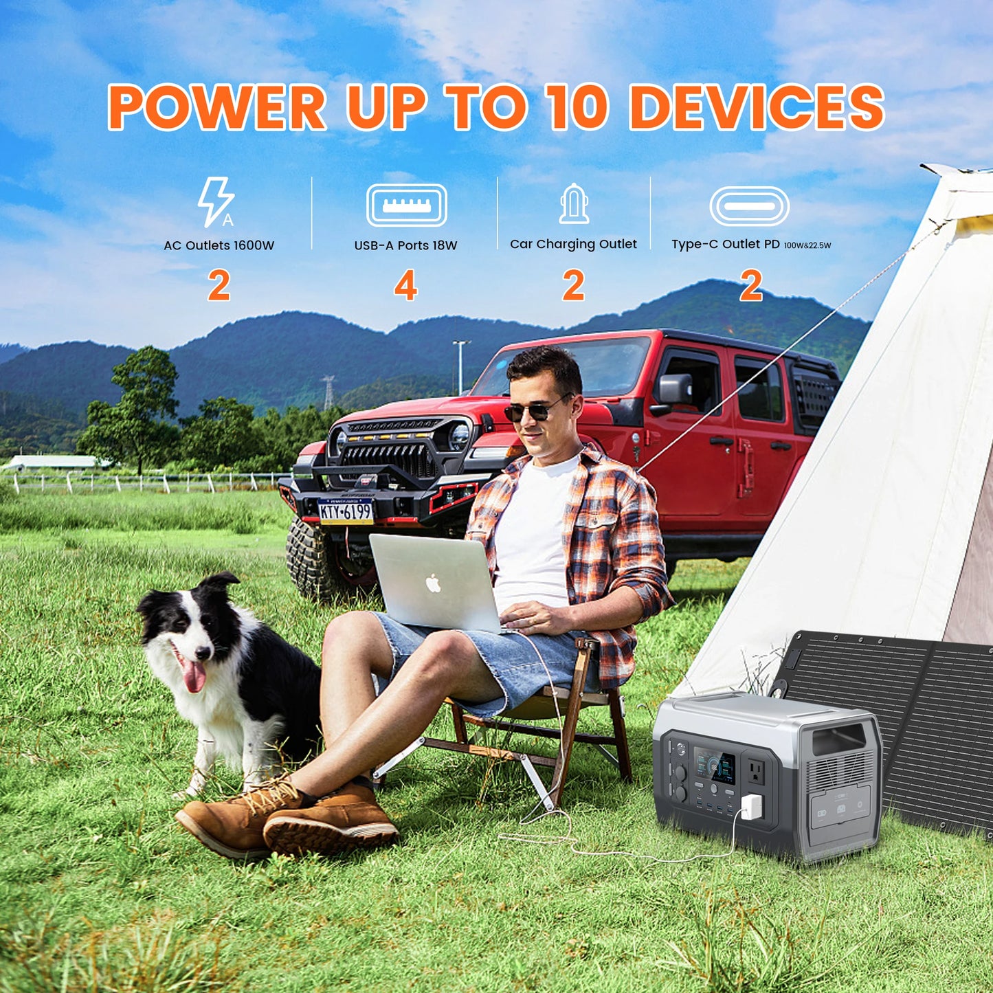 1024Wh Portable Power Station UPS Solar Generator 110V 220V Lifepo4 Battery Energy Storage Supply Camping Campervan RV Outdoor 
