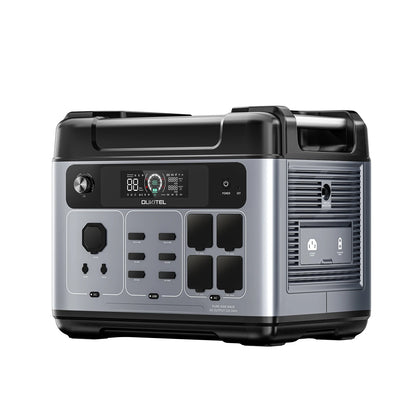 P2001 Plus Portable Power Station, 2400W Solar Generator, 80% Charge in 1Hr, 2048Wh LiFePO4 Battery Solar Powered Generator for