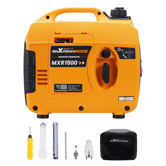 Generador silencioso portátil de 1200W, 11,5 kg, 4 tiempos para fiestas al aire libre