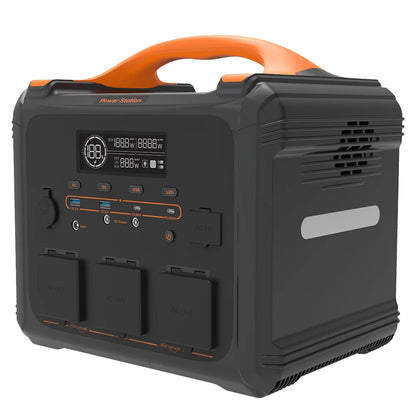 NEWSMY-estación de energía portátil S1210, 1200W, 1102.5Wh, batería LiFeMnPo4, carga rápida de 1,2 horas, salida PD100W, onda sinusoidal pura de 1200W